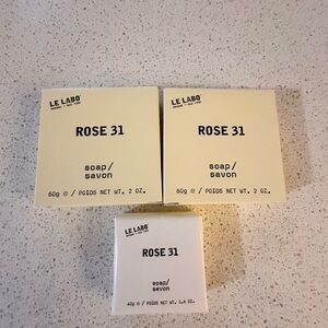 Le Labo Rose 31 Soap Trio